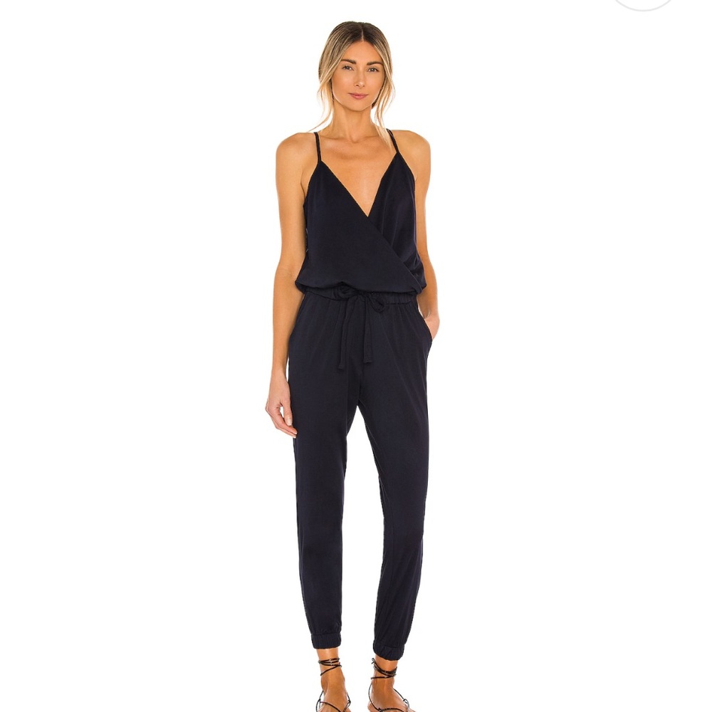 Bobi Elegant Black Jumpsuit -  Navy XS